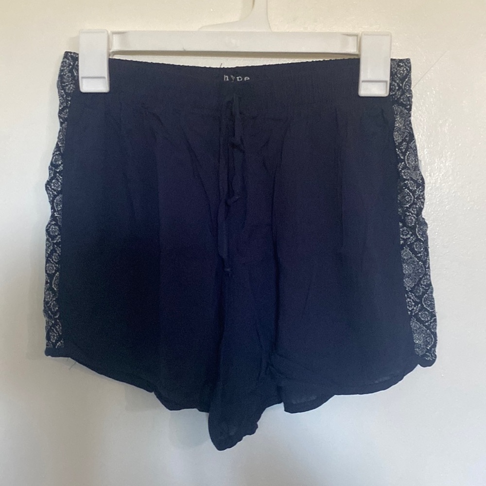 Hype brand navy blue shorts size large New